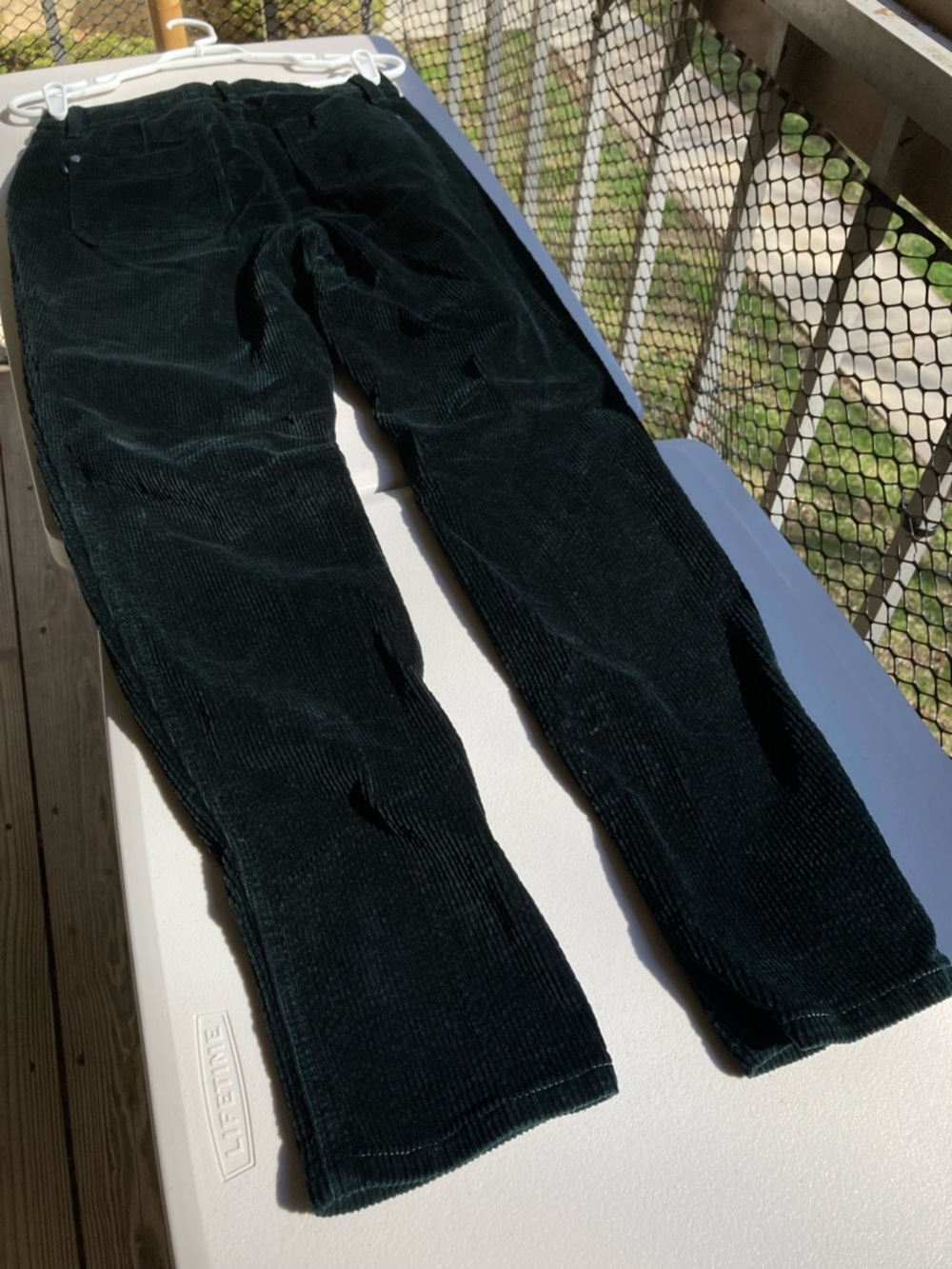 Judy Blue Green Corduroy Jogger Cotton Jeans Size 5 27 - Picture 15 of 17